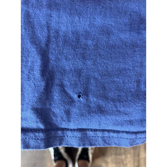 Blue XXL Trump Peeing On CNN Cotton TShirt Gildan 2XL Used Read - Picture 5 of 5